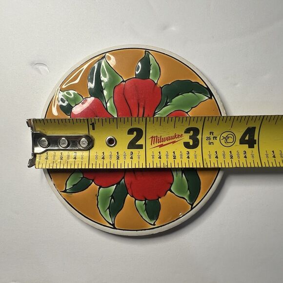 Tropical Flower Coasters, Hibiscus Coasters, Ceramic Coasters Colorful Floral - Picture 7 of 7